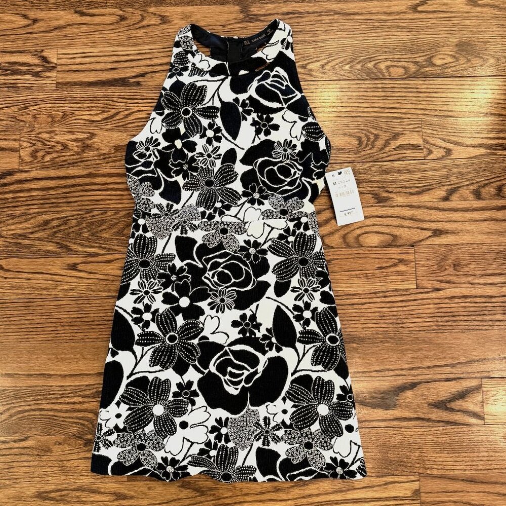 NWOT Zara Dress w/ Cutout Back